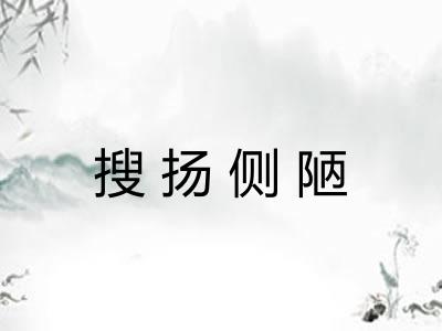 搜扬侧陋