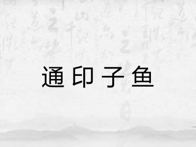 通印子鱼