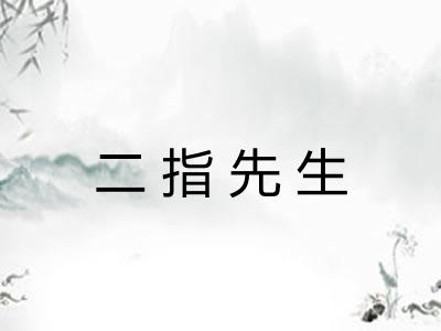 二指先生 二指先生