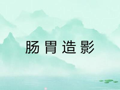 肠胃造影