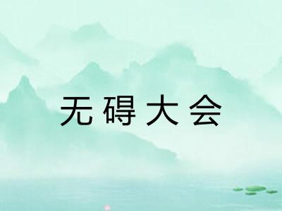 无碍大会