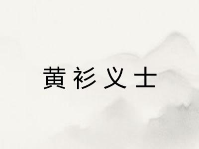 黄衫义士