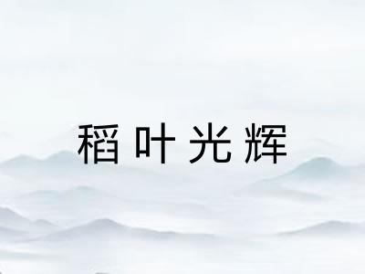 稻叶光辉