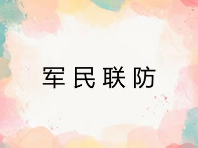 军民联防