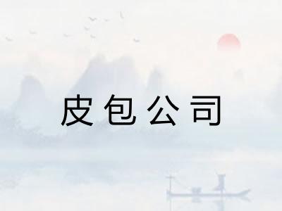 皮包公司