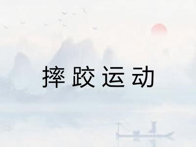 摔跤运动