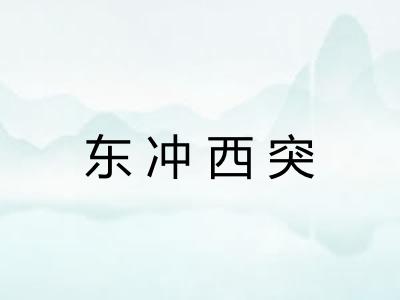 东冲西突