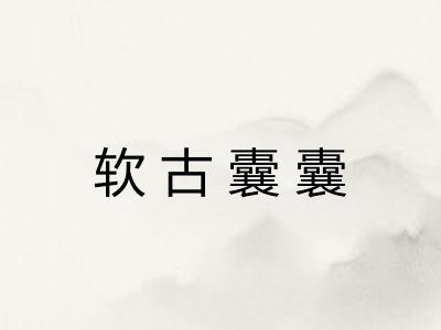 软古囊囊