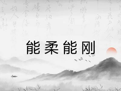 能柔能刚