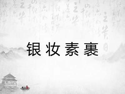 银妆素裹