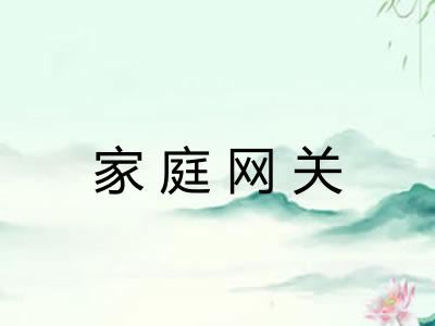 家庭网关