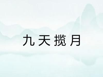 九天揽月