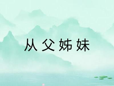 从父姊妹