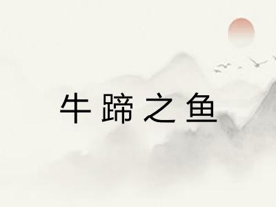 牛蹄之鱼