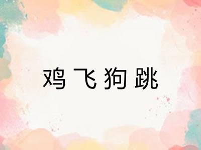 鸡飞狗跳