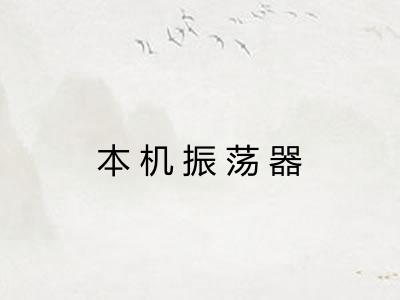 本机振荡器