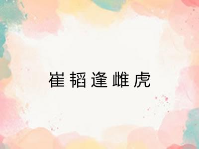 崔韬逢雌虎